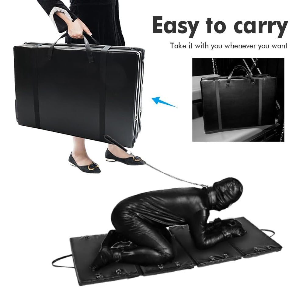 Image of Amazon SM body restraint party mat couple portable outdoor briefcase style sex toys wholesale - Restraint and mat - toys